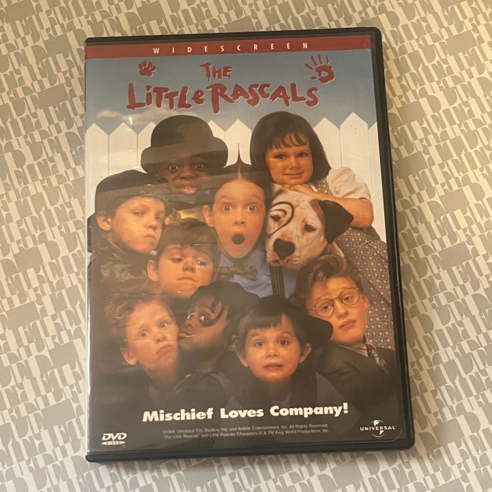 Universal The Little Rascals DVD - Black and Silver Disc